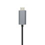 Aisens Cable Conversor USB-C a HDMI 4K@60Hz, 0.8m, Negro